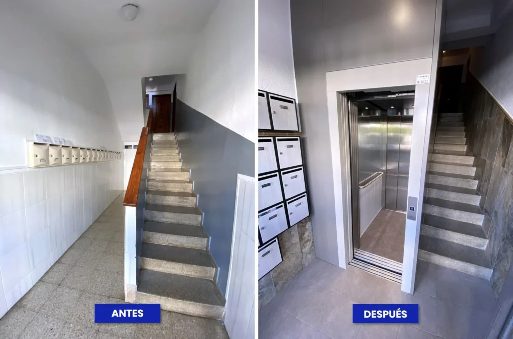 Antes Y Despues 1 1 | ASCENSORES INSANZ SL